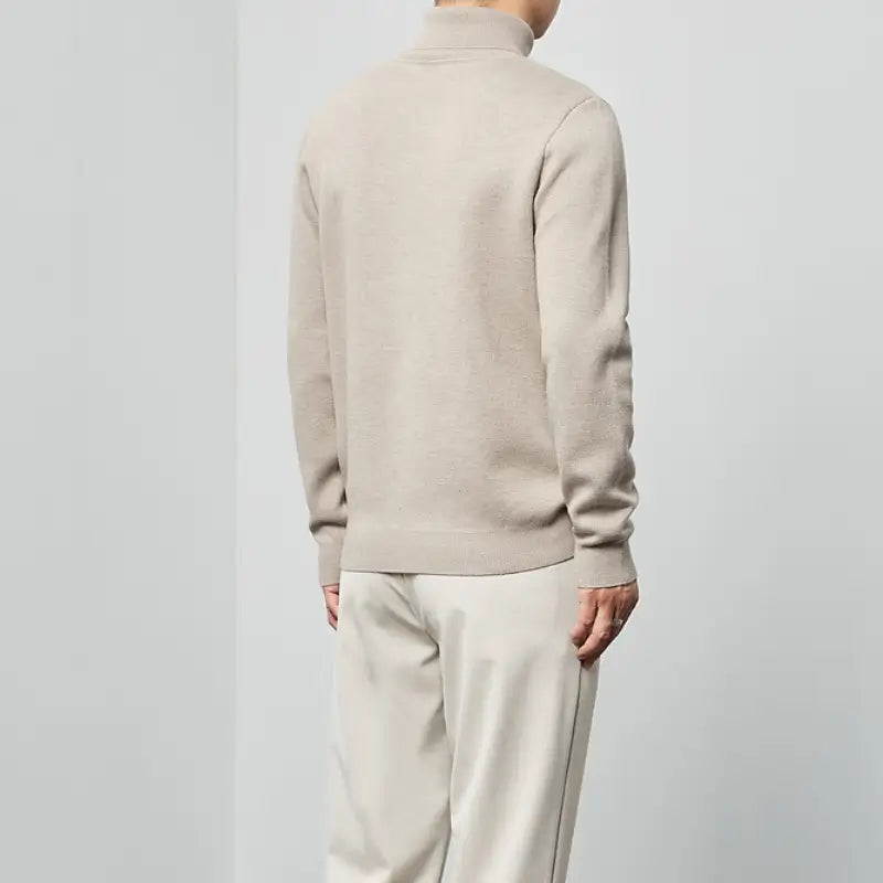 Suéter Masculino Tejido Cuello Alto