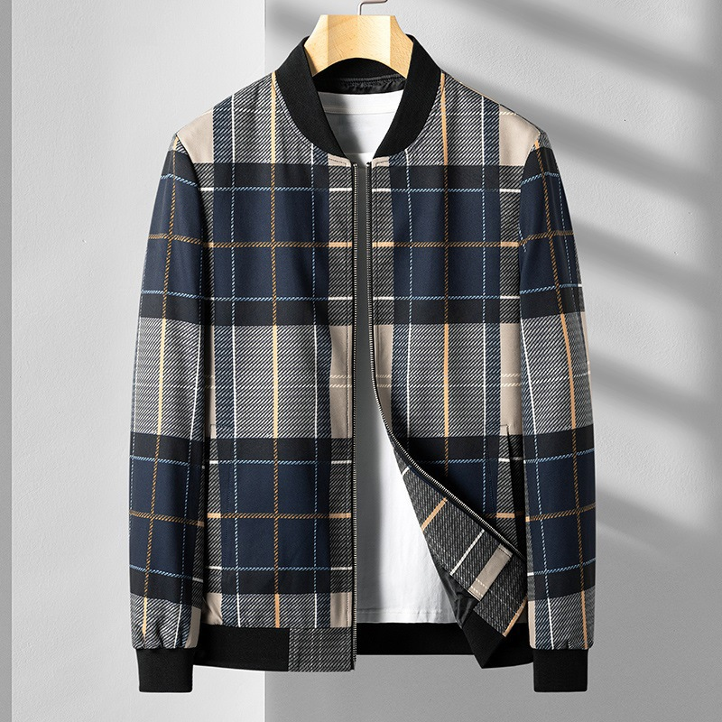 Chaqueta bómber Ansel a cuadros