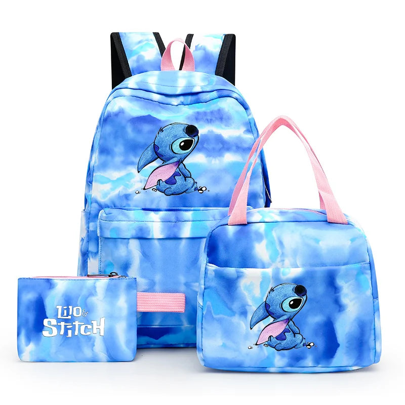 Kit Escolar Mochila y Lonchera - Lilo y Stitch