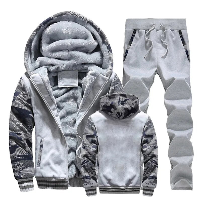 Conjunto de Sudadera de Lana para Hombre Frost Peak