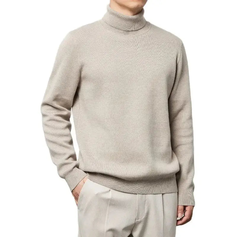 Suéter Masculino Tejido Cuello Alto
