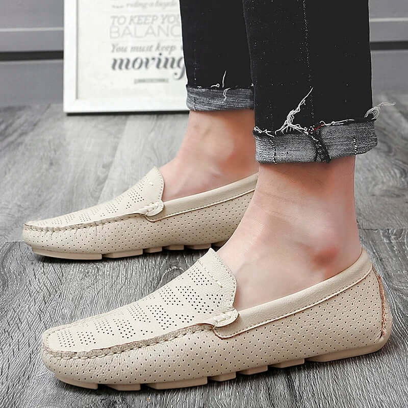 Mocasines de piel Giuliano