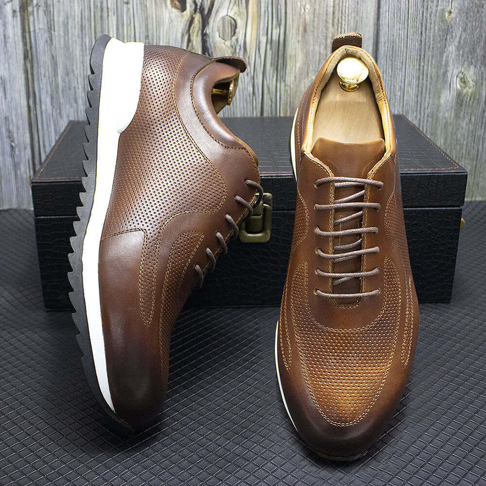 Zapatillas de piel Lucano