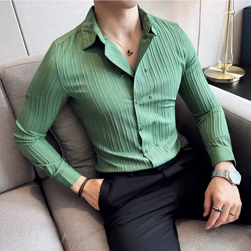 Camisa Oxford a rayas
