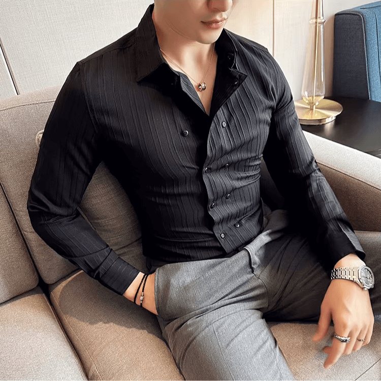 Camisa Oxford a rayas