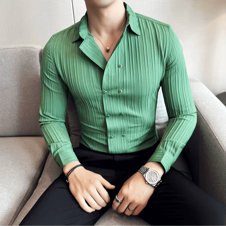 Camisa Oxford a rayas