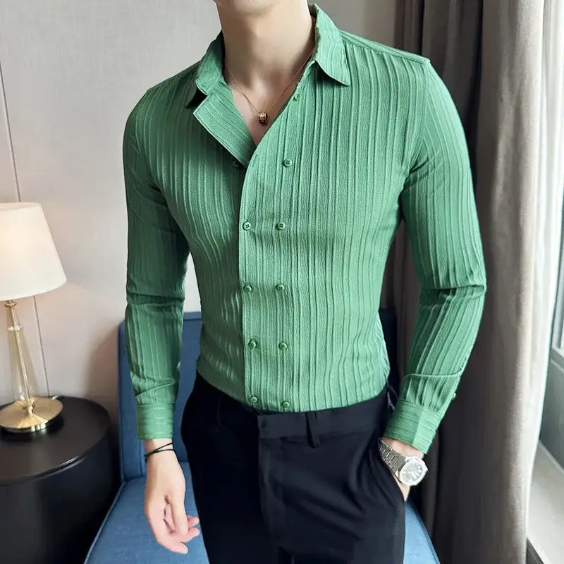 Camisa Oxford a rayas