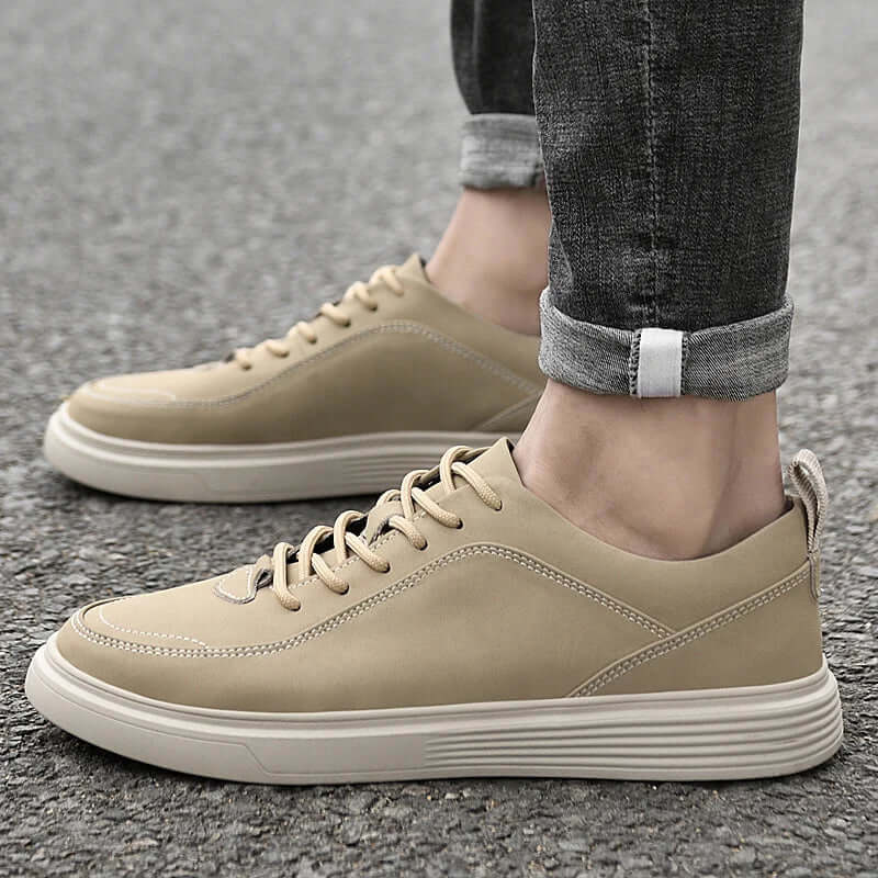 Zapatillas Riviera de cuero italiano