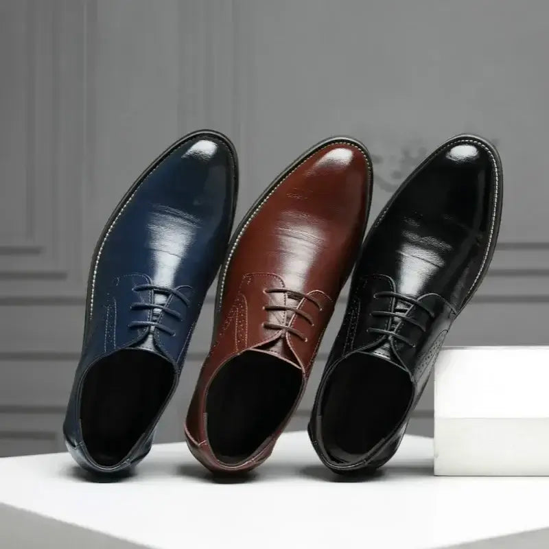 Zapatos de vestir con punta de ala Roma - Piel sintética de primera calidad