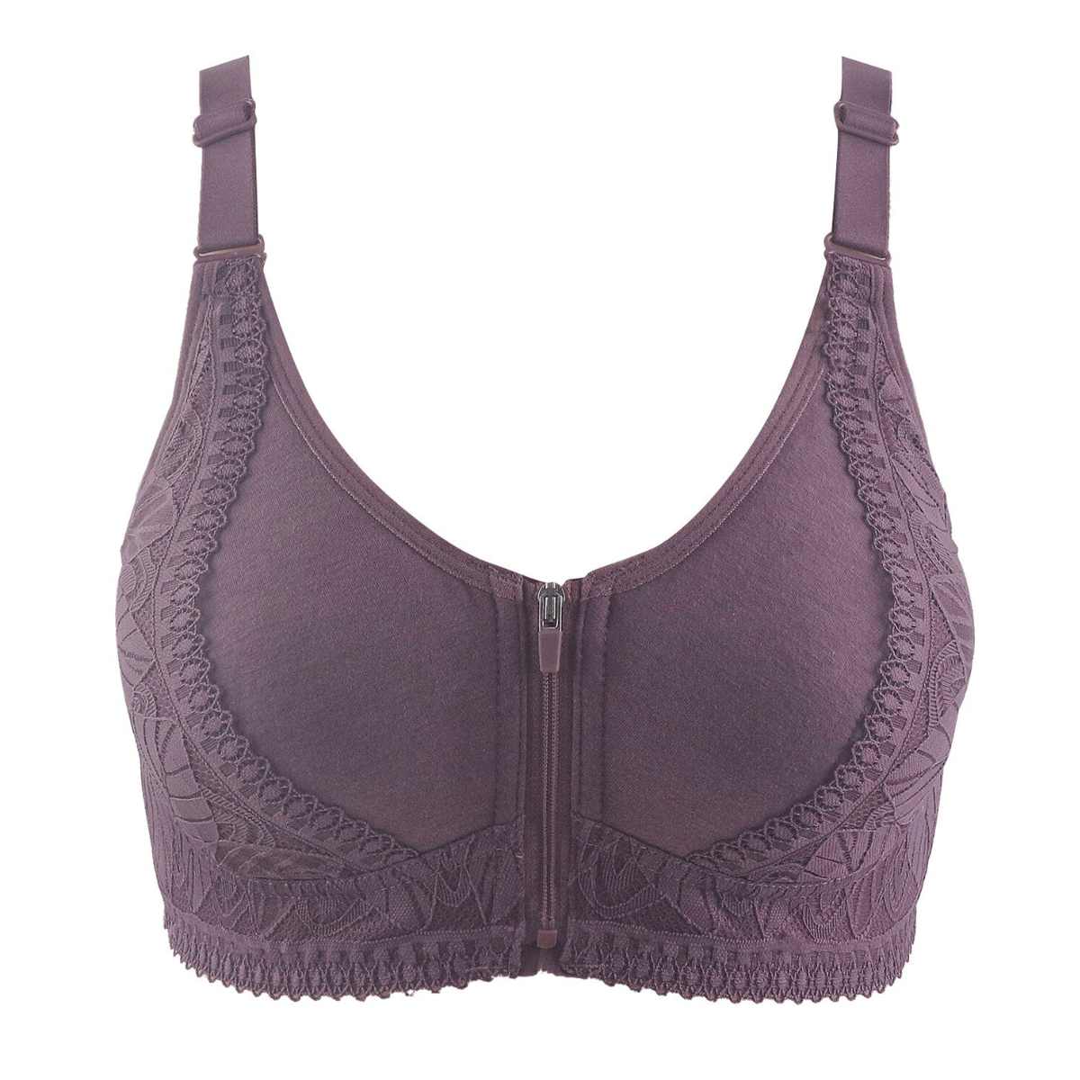 Kit de 2 Sujetadores de Encaje y Algodón Tallas Grandes - Soft Confort