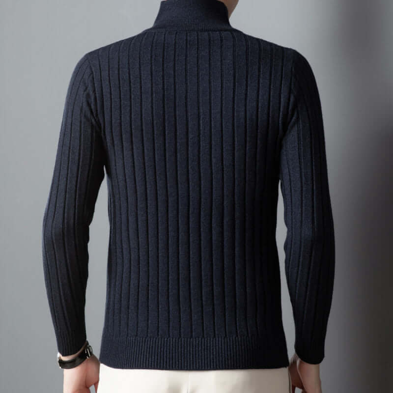 Sudadera Valerio con cuello de cremallera