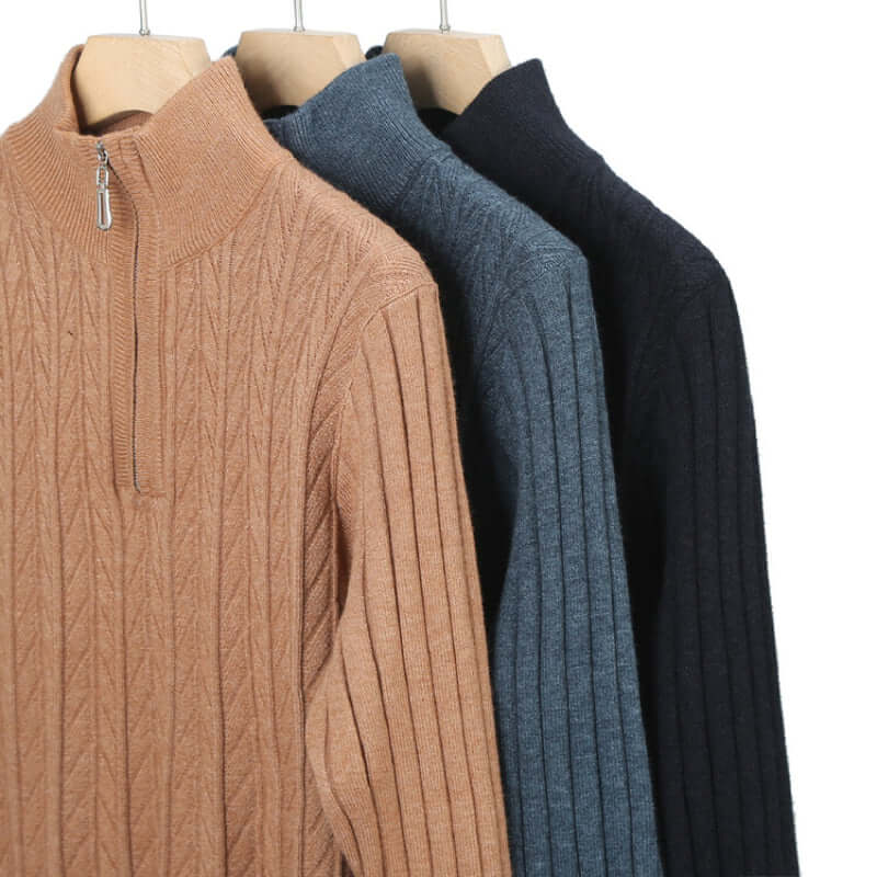 Sudadera Valerio con cuello de cremallera