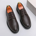 Zapatos de vestir de piel trenzada - Comodidad y estilo